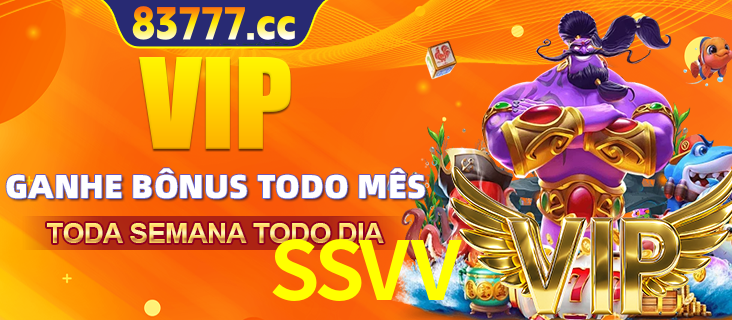Banner promocional do SSVV oferecendo 100% de recompensas adicionais contínuas para quem fizer o login diário (Daily sign-in), com um mascote de coelho.