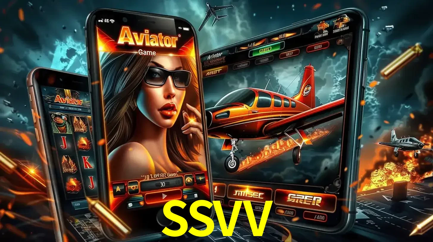 O popular jogo de apostas Aviator exibido em vários celulares e tablets, mostrando a interface emocionante e a ação de voo disponíveis para jogar agora no SSVV.