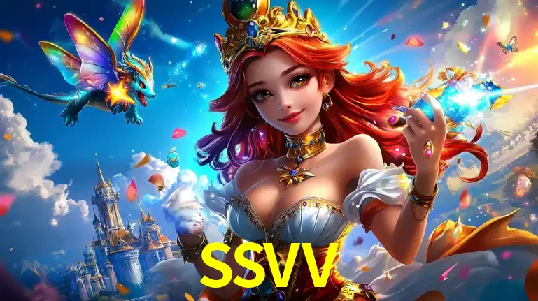 A princesa de um reino de fantasia mágico, com seu pequeno dragão, apresentando um mundo de prêmios encantados nos jogos de caça-níqueis do cassino SSVV.